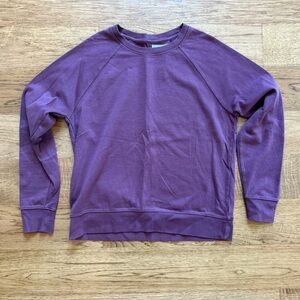 Maroon Long Sleeve Light Crewneck